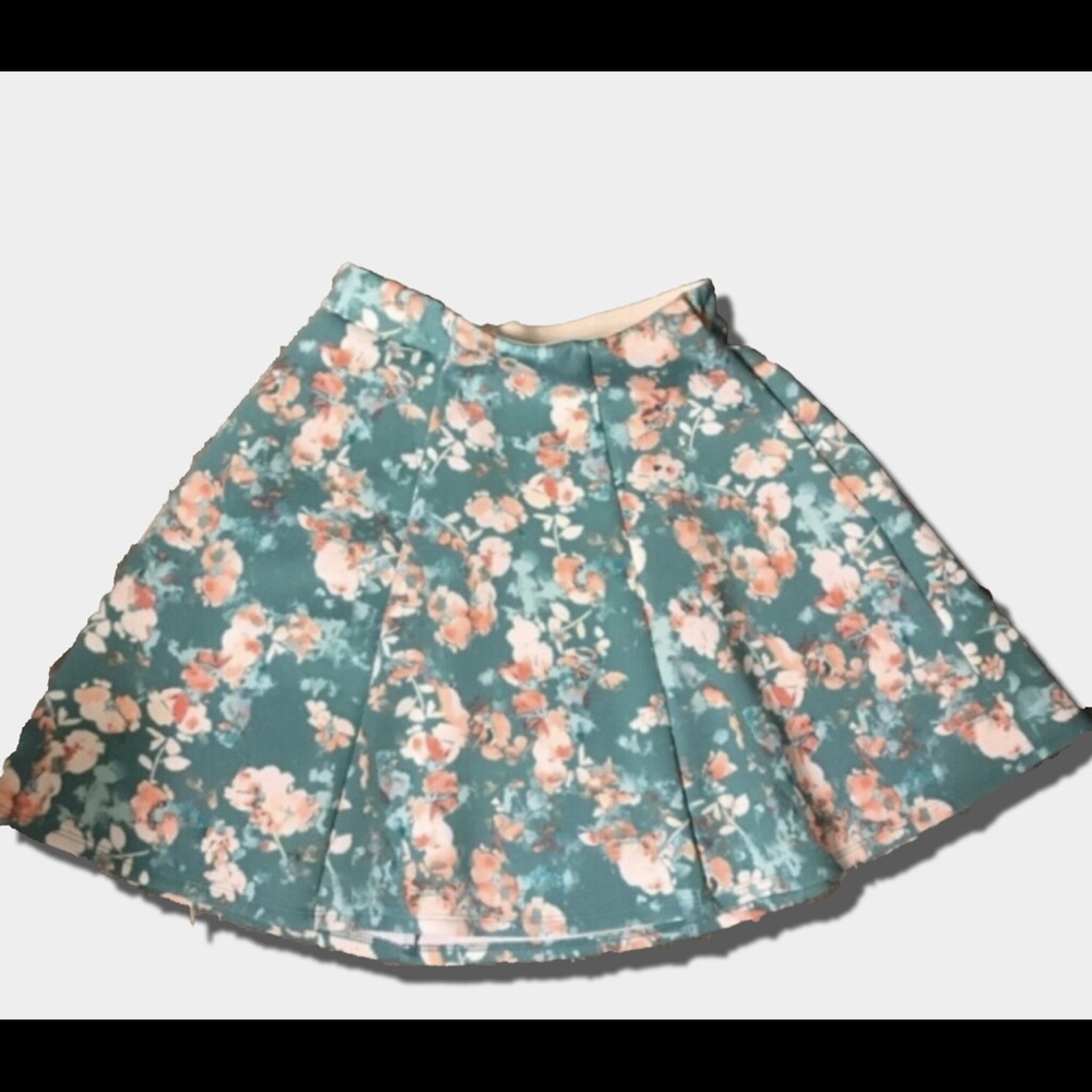 Floral Skater Skirt